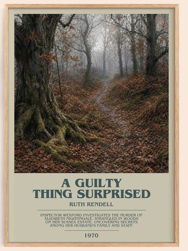 A Guilty Thing Surprised Bookish Wall Art by Ruth Rendell