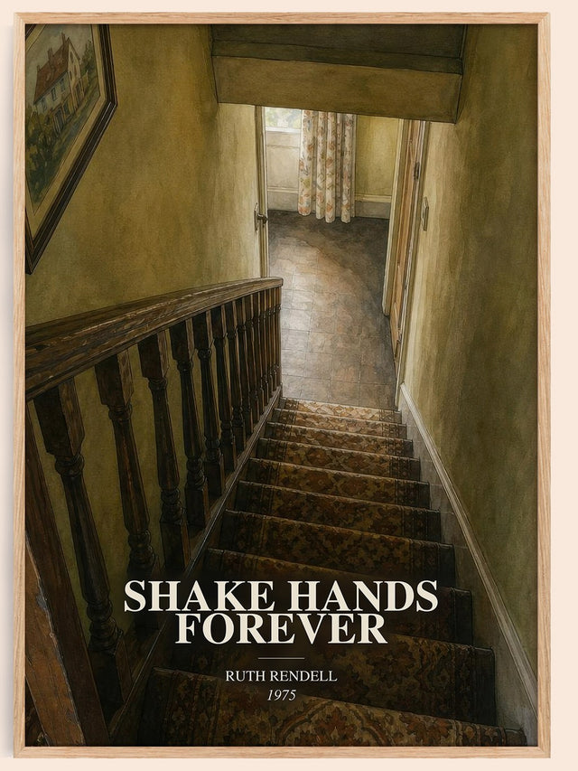 Shake Hands Forever Book Watercolour Illustration by Ruth Rendell