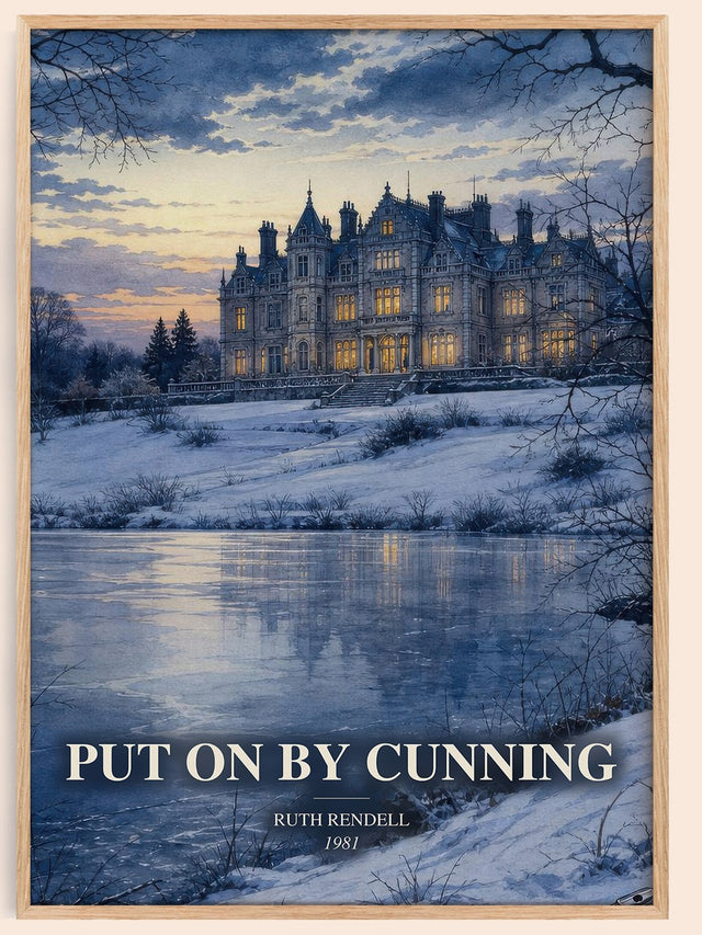 Put On by Cunning Book Watercolour Illustration by Ruth Rendell