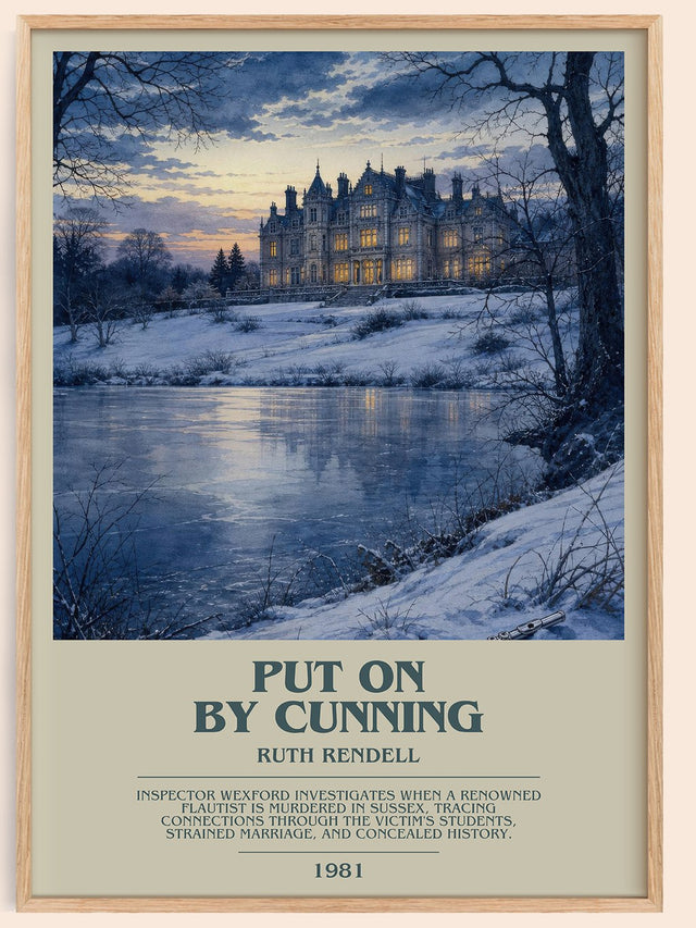 Put On by Cunning Bookish Wall Art by Ruth Rendell