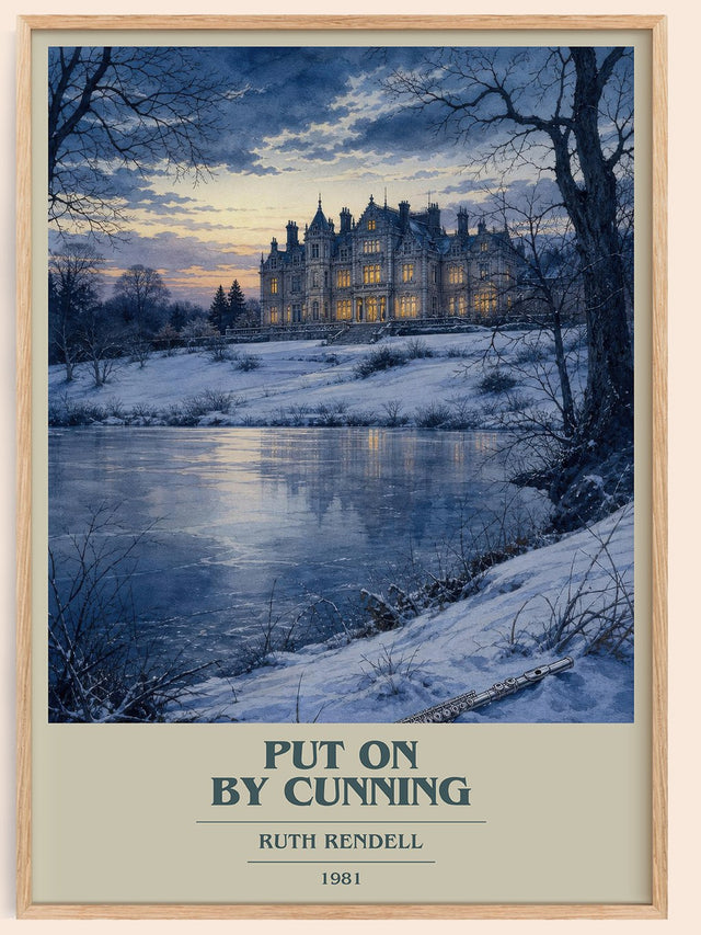 Put On by Cunning Book Cover Poster by Ruth Rendell