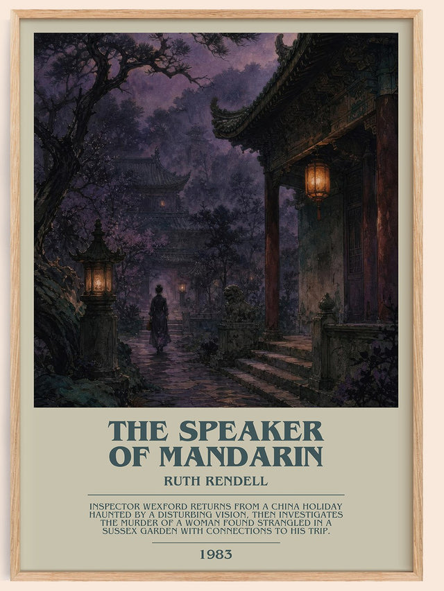 The Speaker of Mandarin Bookish Wall Art by Ruth Rendell