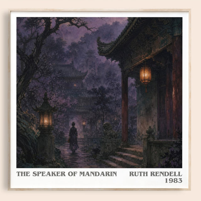 The Speaker of Mandarin Literary Art Print by Ruth Rendell