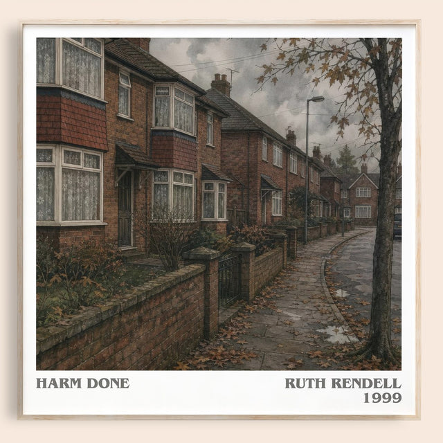 Harm Done Literary Art Print by Ruth Rendell