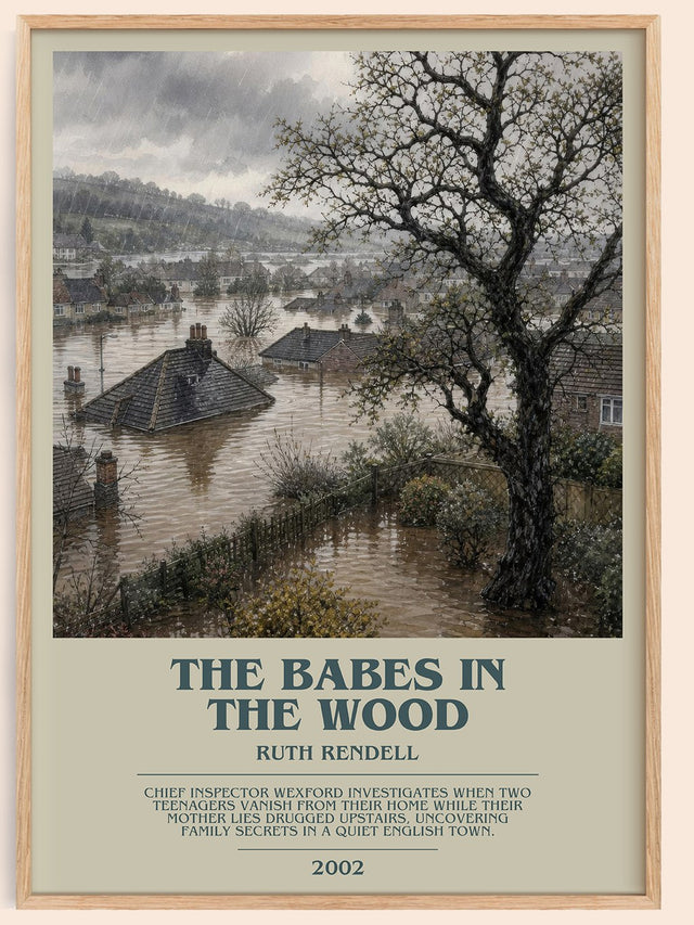 The Babes in the Wood Bookish Wall Art by Ruth Rendell