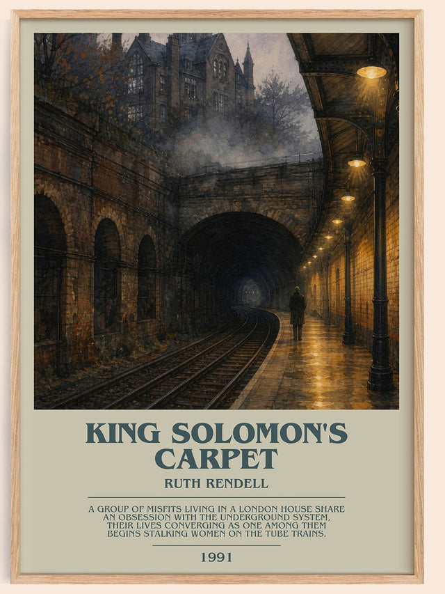 King Solomon's Carpet Bookish Wall Art by Ruth Rendell