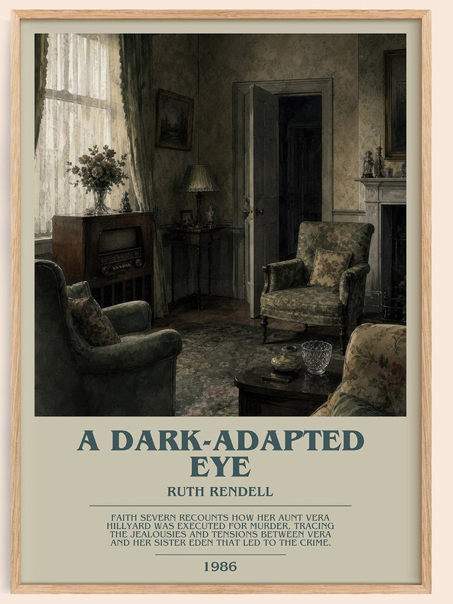 A Dark-Adapted Eye Bookish Wall Art by Ruth Rendell
