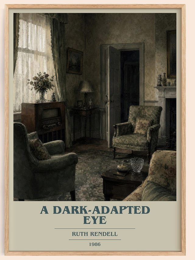 A Dark-Adapted Eye Book Cover Poster by Ruth Rendell