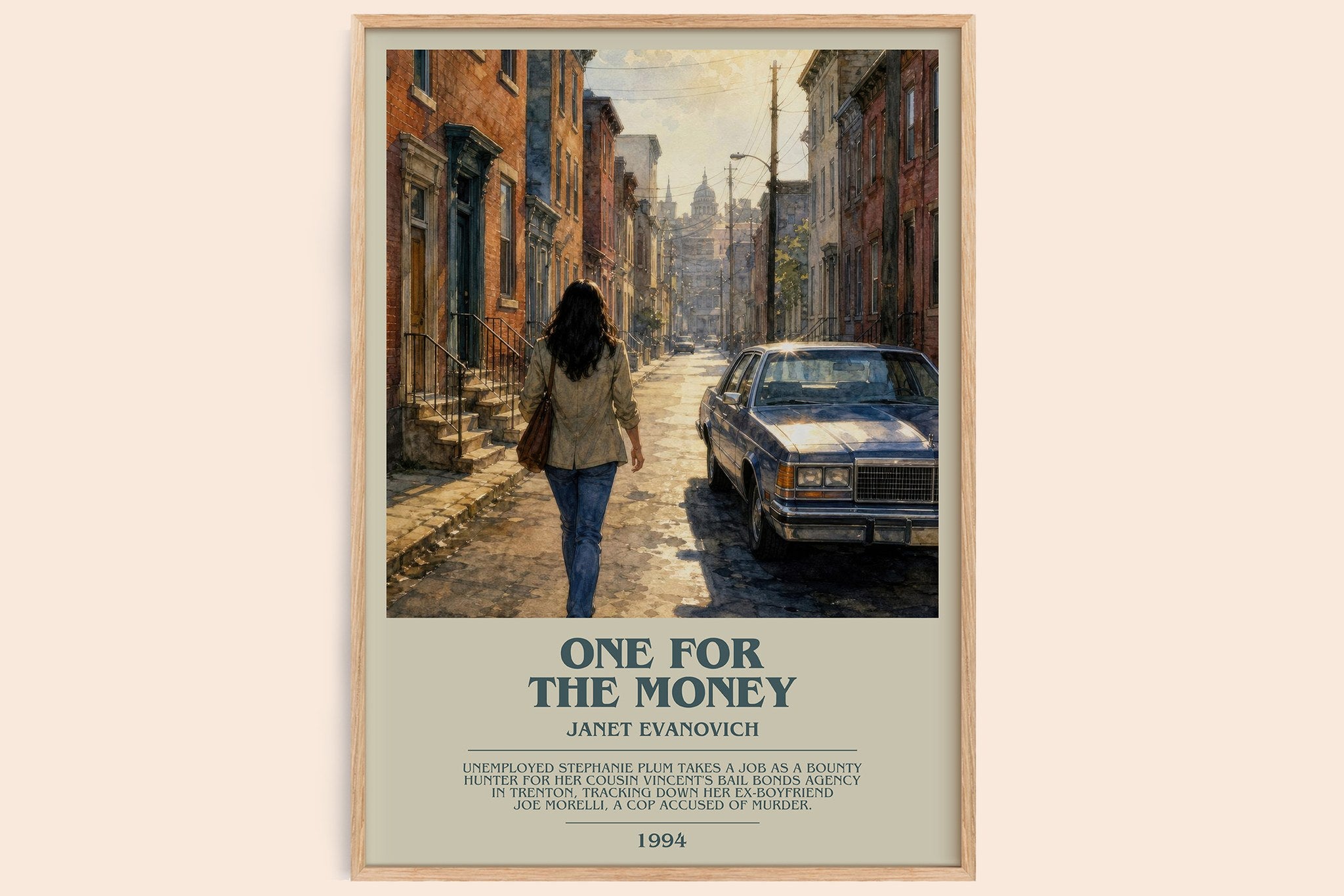 One for the Money Bookish Wall Art by Janet Evanovich