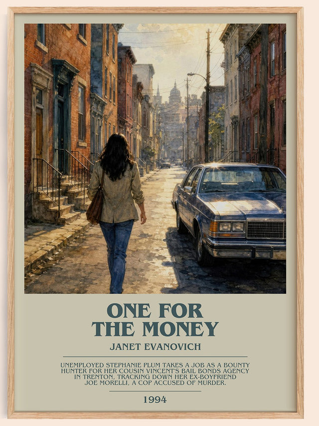 One for the Money Bookish Wall Art by Janet Evanovich