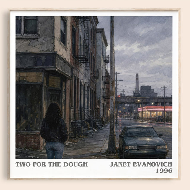 Two for the Dough Literary Art Print by Janet Evanovich
