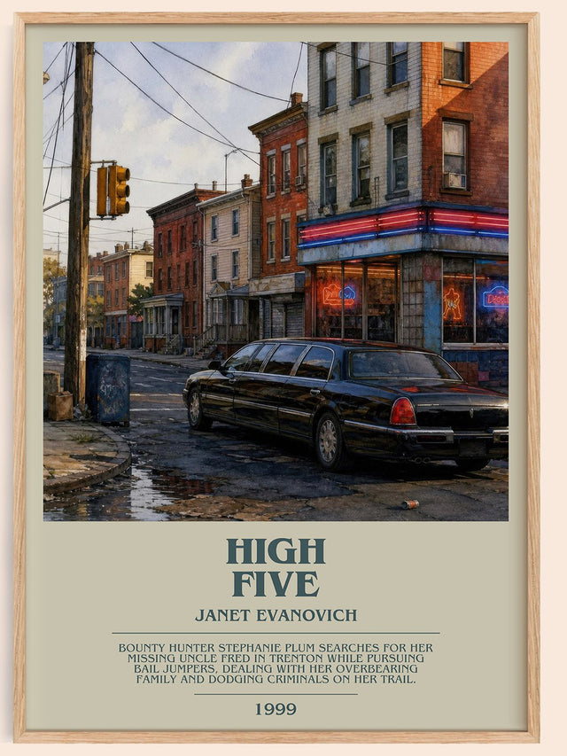 High Five Bookish Wall Art by Janet Evanovich
