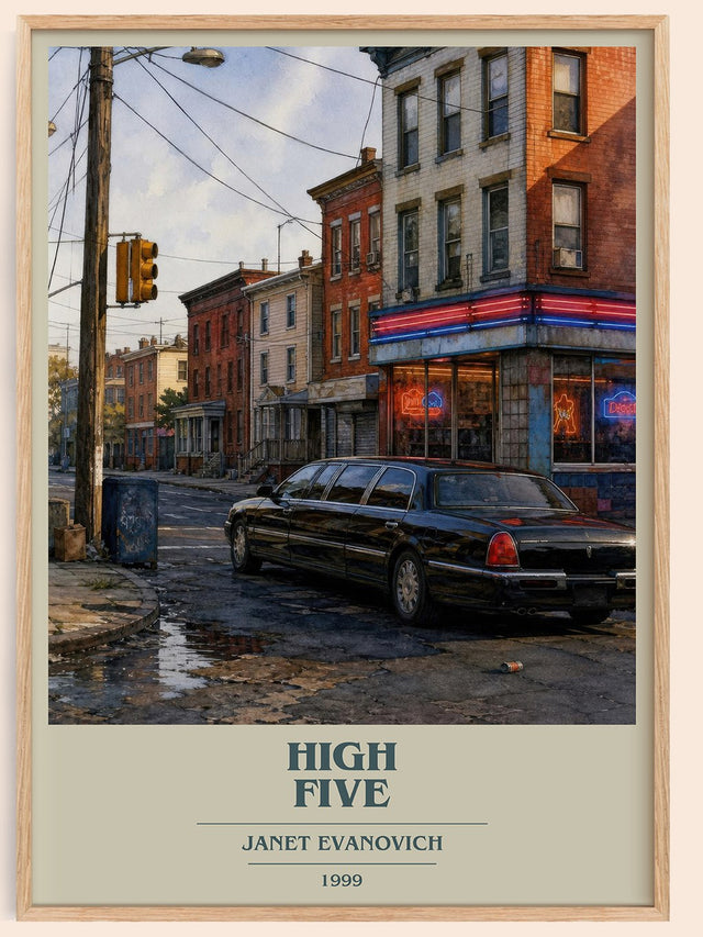 High Five Book Cover Poster by Janet Evanovich