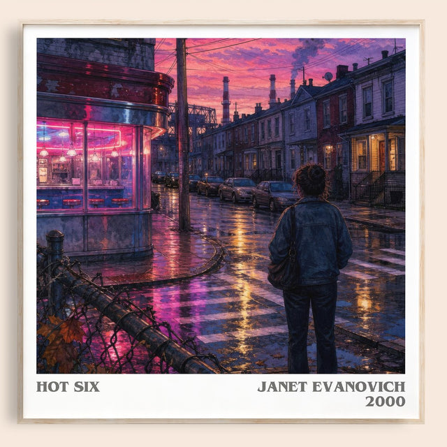 Hot Six Literary Art Print by Janet Evanovich