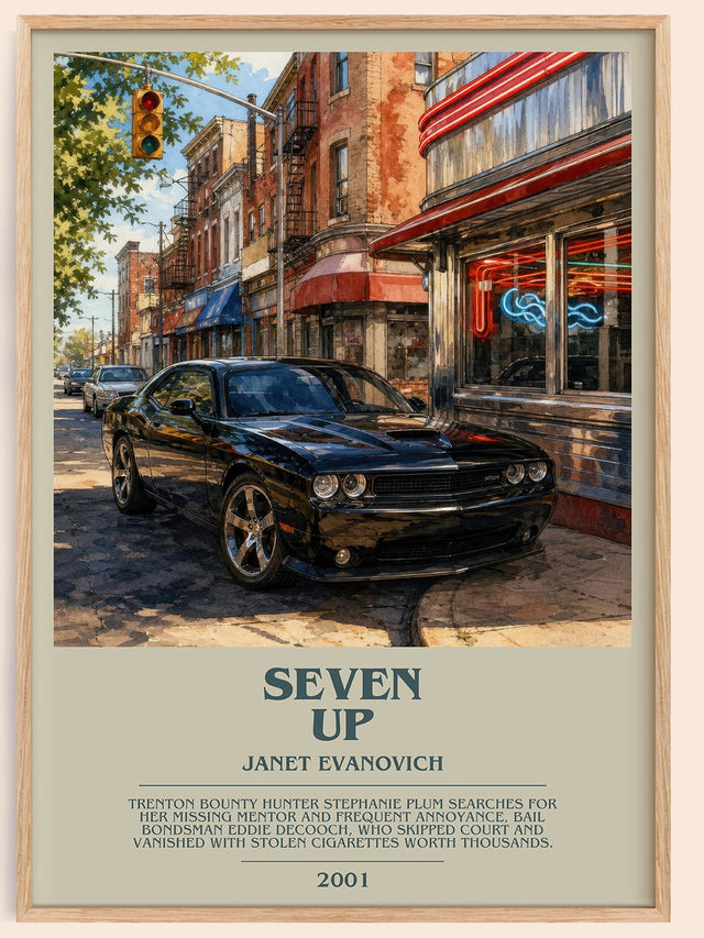 Seven Up Bookish Wall Art by Janet Evanovich
