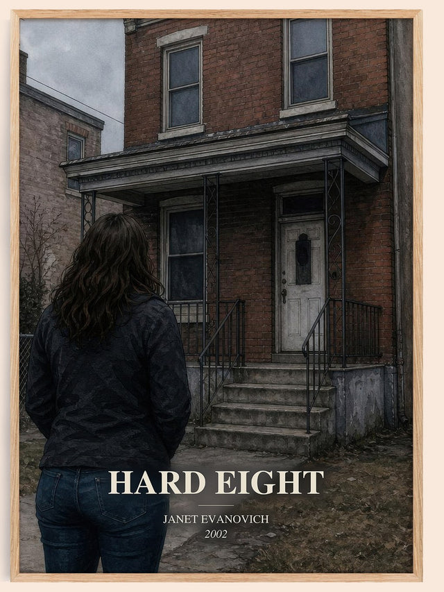 Hard Eight Book Watercolour Illustration by Janet Evanovich