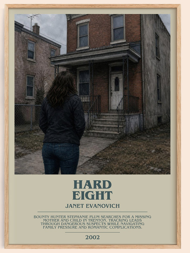 Hard Eight Bookish Wall Art by Janet Evanovich