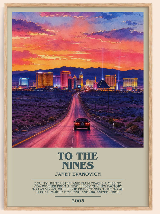 To the Nines Bookish Wall Art by Janet Evanovich