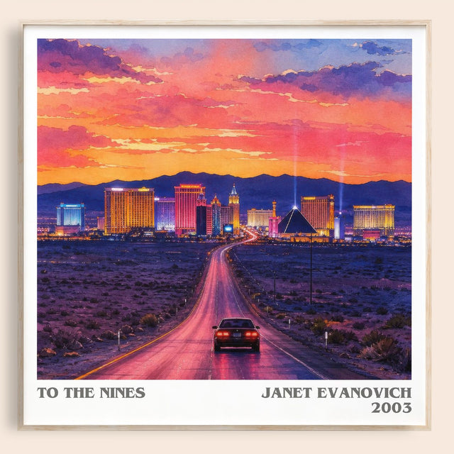 To the Nines Literary Art Print by Janet Evanovich