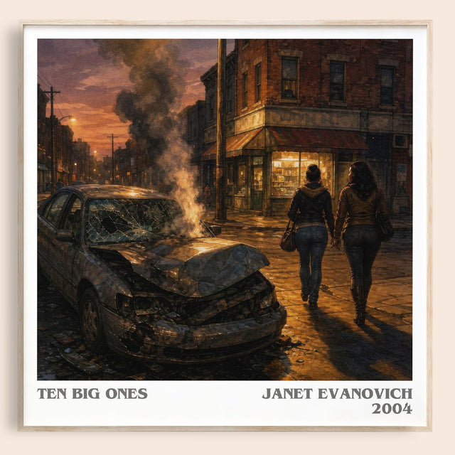 Ten Big Ones Literary Art Print by Janet Evanovich