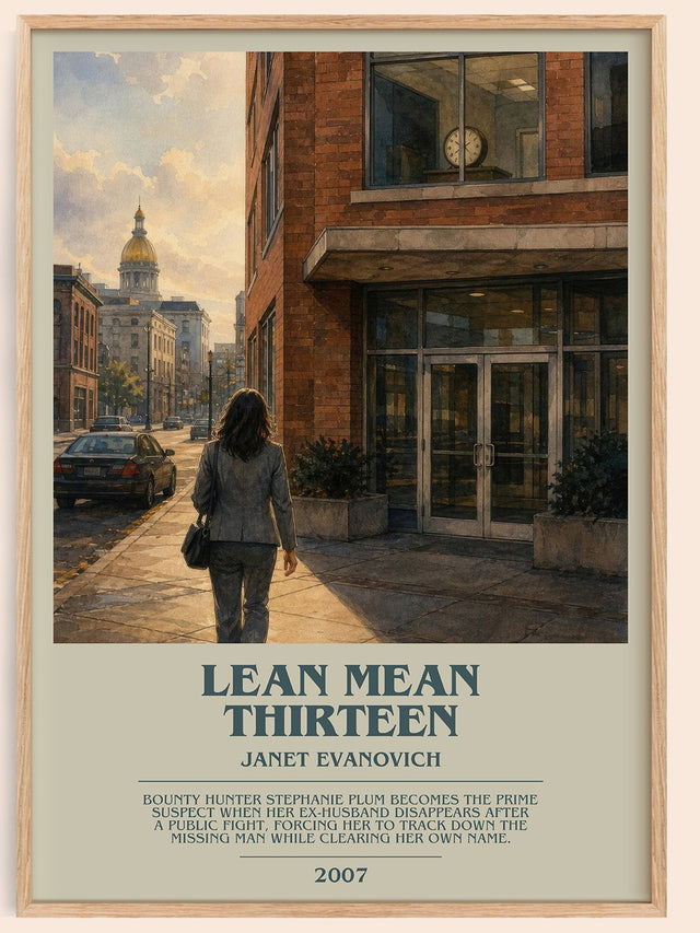 Lean Mean Thirteen Bookish Wall Art by Janet Evanovich