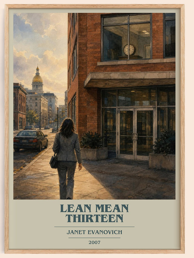 Lean Mean Thirteen Book Cover Poster by Janet Evanovich