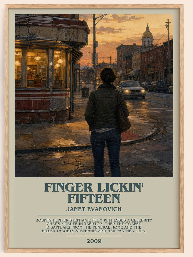 Finger Lickin' Fifteen Bookish Wall Art by Janet Evanovich