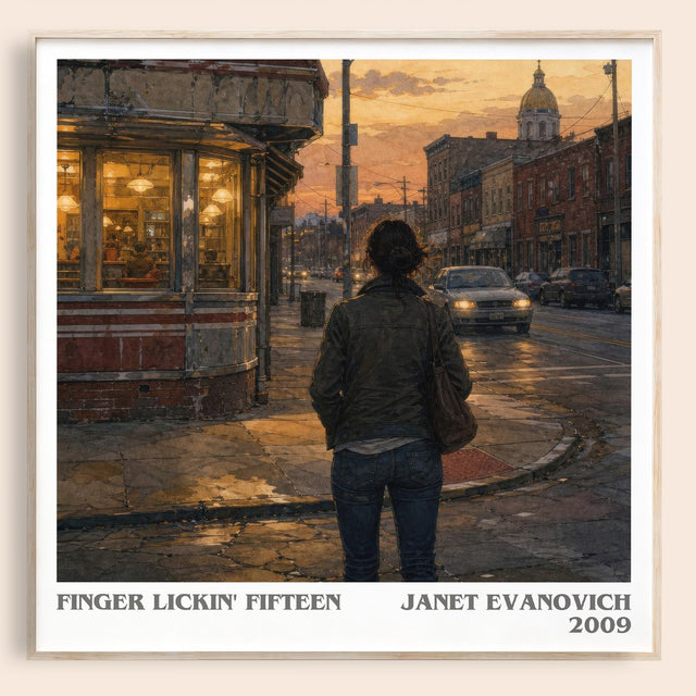 Finger Lickin' Fifteen Literary Art Print by Janet Evanovich