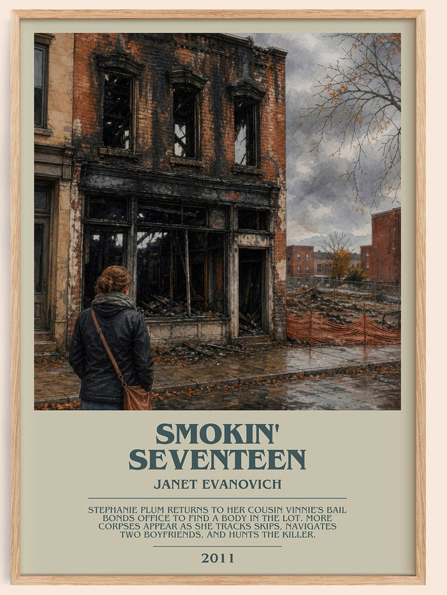 Smokin' Seventeen Bookish Wall Art by Janet Evanovich