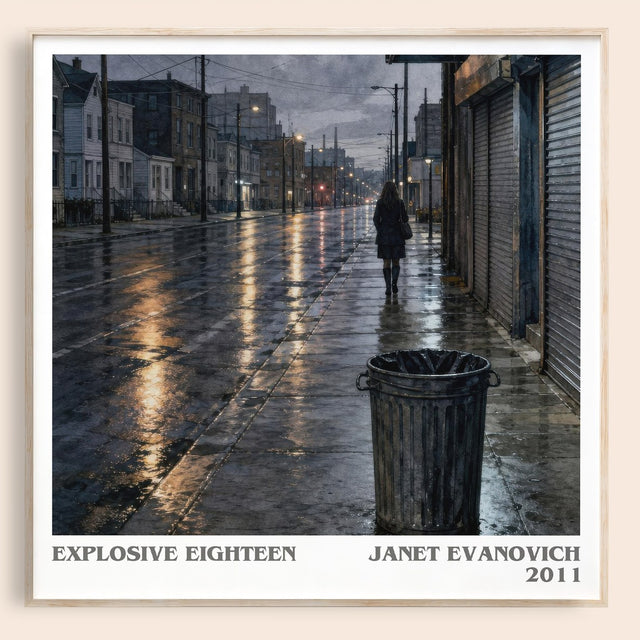 Explosive Eighteen Literary Art Print by Janet Evanovich