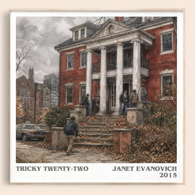 Tricky Twenty-Two Literary Art Print by Janet Evanovich