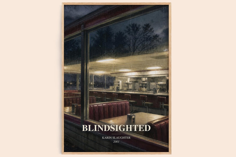 Blindsighted Book Watercolour Illustration by Karin Slaughter (Edge style)