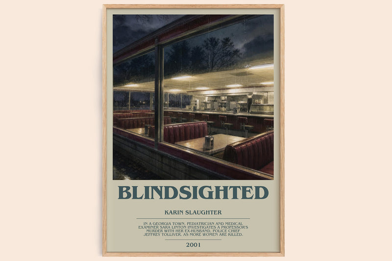 Blindsighted Bookish Wall Art by Karin Slaughter (Modern style)