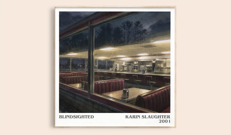 Blindsighted Literary Art Print by Karin Slaughter (Square style)