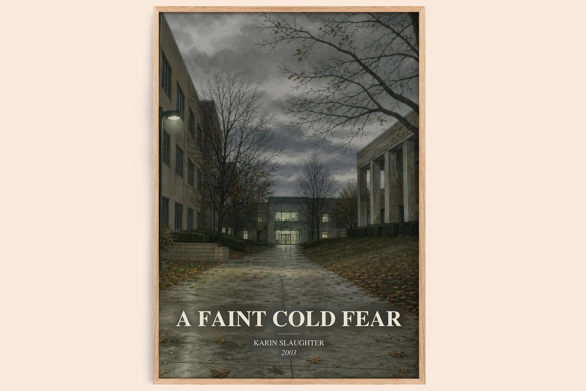 A Faint Cold Fear Book Watercolour Illustration by Karin Slaughter