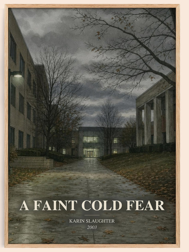 A Faint Cold Fear Book Watercolour Illustration by Karin Slaughter