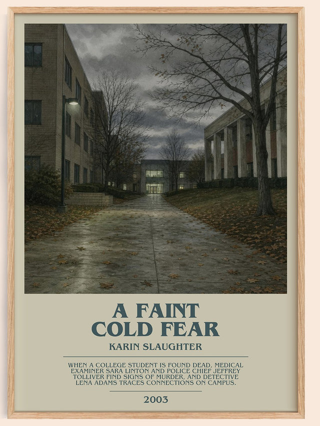 A Faint Cold Fear Bookish Wall Art by Karin Slaughter