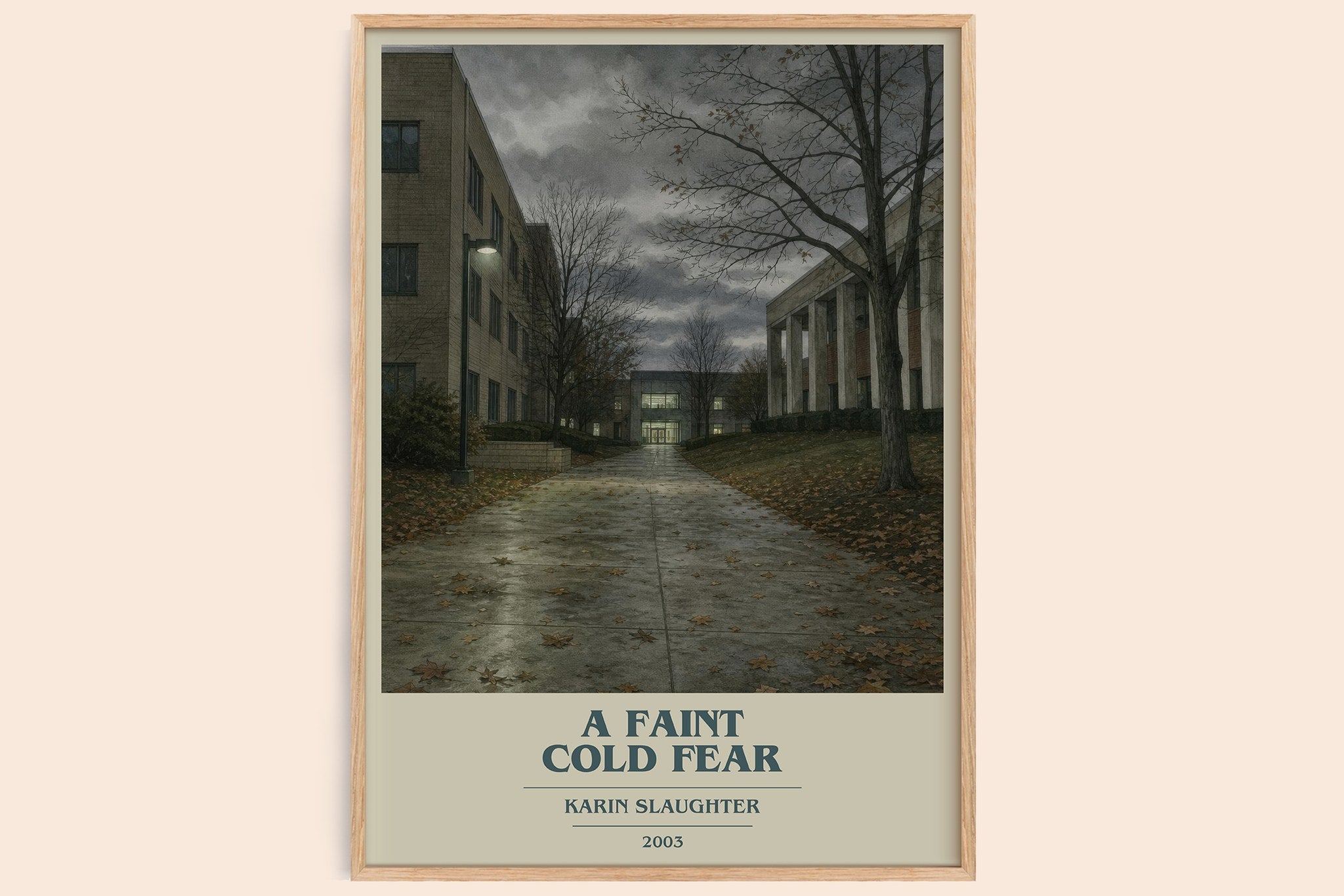 A Faint Cold Fear Book Cover Poster by Karin Slaughter
