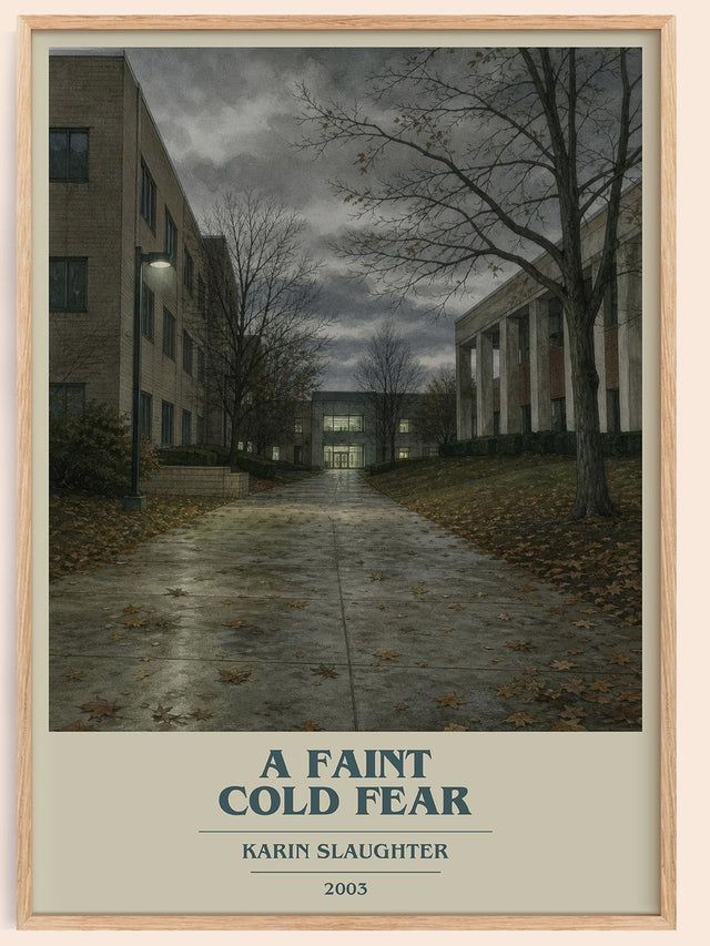 A Faint Cold Fear Book Cover Poster by Karin Slaughter