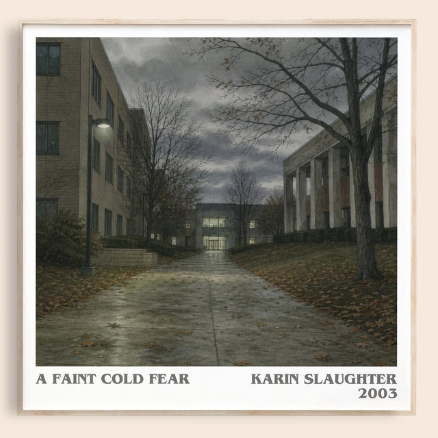 A Faint Cold Fear Literary Art Print by Karin Slaughter