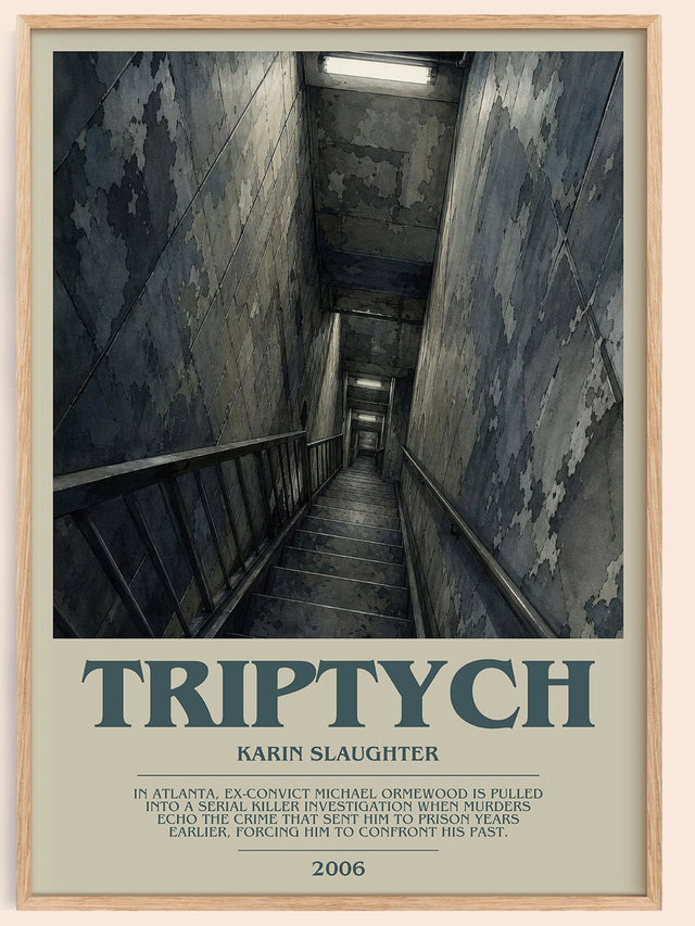 Triptych Bookish Wall Art by Karin Slaughter
