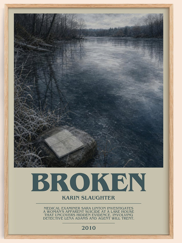 Broken Bookish Wall Art by Karin Slaughter