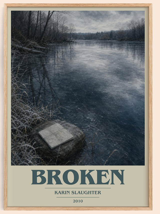 Broken Book Cover Poster by Karin Slaughter