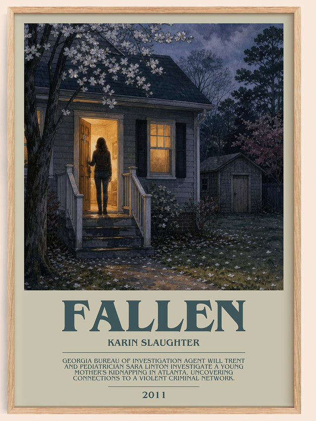 Fallen Bookish Wall Art by Karin Slaughter
