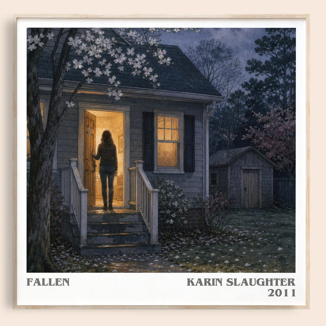 Fallen Literary Art Print by Karin Slaughter