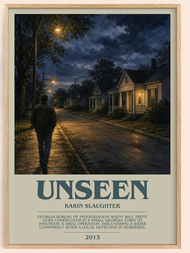 Unseen Bookish Wall Art by Karin Slaughter