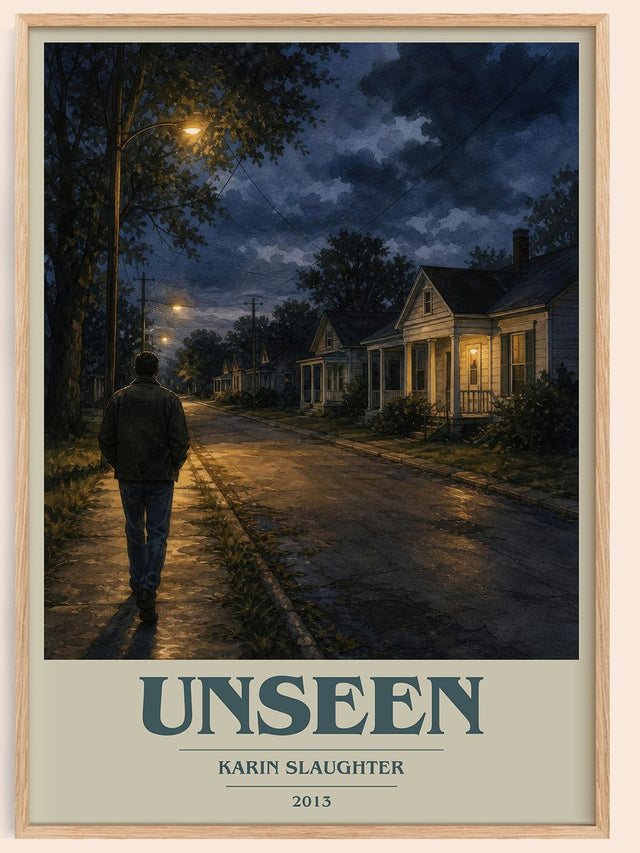 Unseen Book Cover Poster by Karin Slaughter