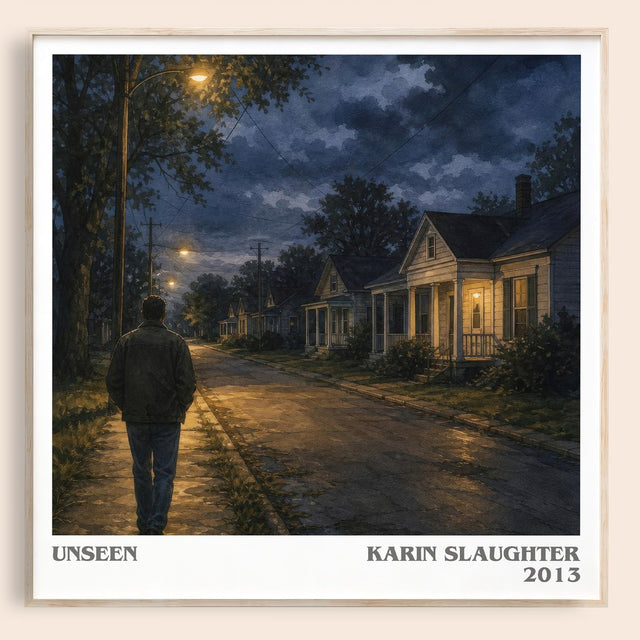Unseen Literary Art Print by Karin Slaughter