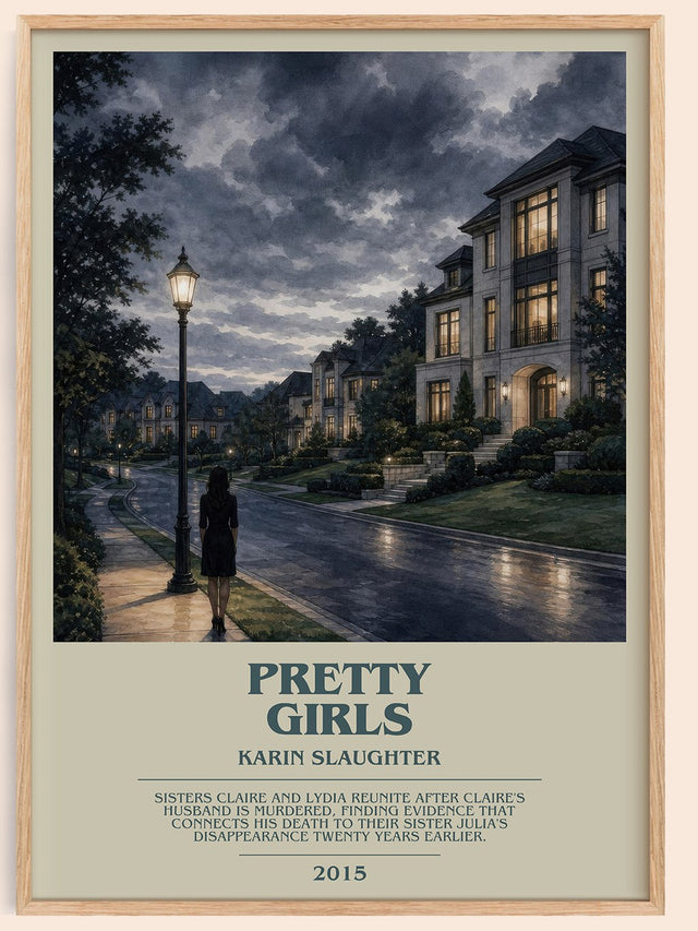 Pretty Girls Bookish Wall Art by Karin Slaughter