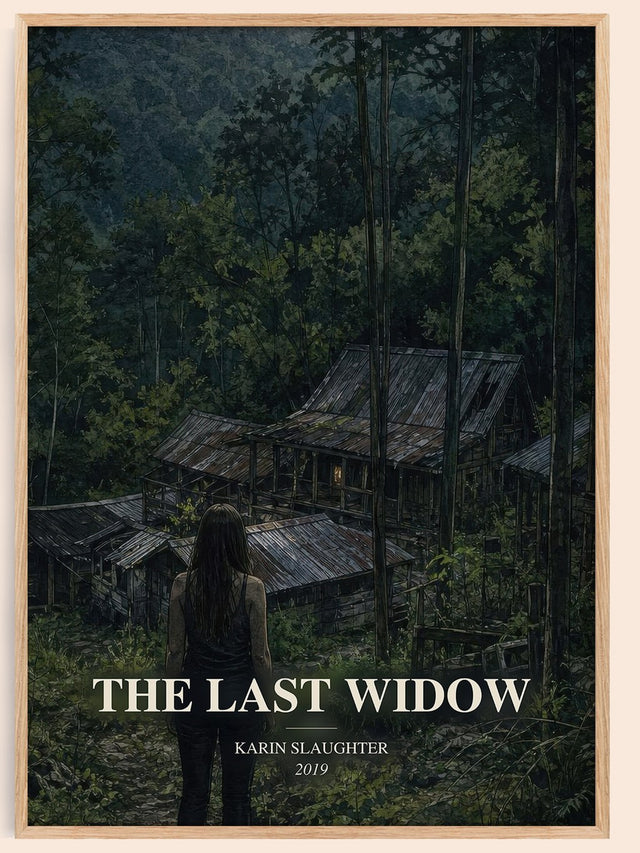The Last Widow Book Watercolour Illustration by Karin Slaughter